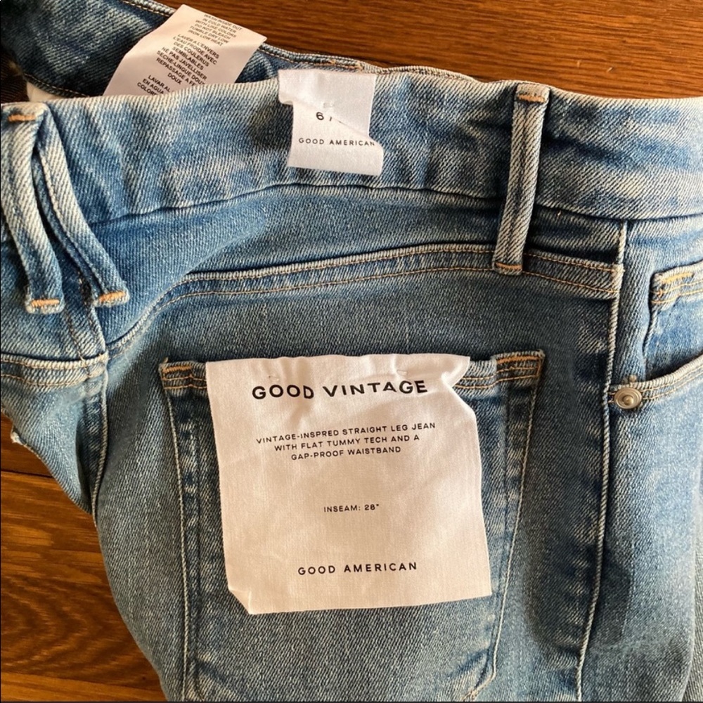 Good American , Good vintage straight leg jeans